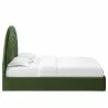 Modway Solana Arched Performance Velvet Full Platform Bed Green Side - Modway Solana Arched Performance Velvet Full Platform Bed Green Side