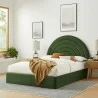 Modway Solana Arched Performance Velvet Full Platform Bed Green - Modway Solana Arched Performance Velvet Full Platform Bed Green
