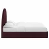 Modway Solana Arched Performance Velvet Queen Platform Bed Purple Side - Modway Solana Arched Performance Velvet Queen Platform Bed Purple Side
