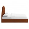 Modway Solana Arched Performance Velvet Full Platform Bed Brown Side