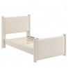 Modway Rael Performance Velvet Twin Platform Bed Ivory