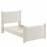 Modway Rael Performance Velvet Twin Platform Bed Ivory - Modway Rael Performance Velvet Twin Platform Bed Ivory