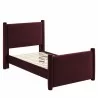 Modway Rael Performance Velvet Twin Platform Bed Purple 1 - Modway Rael Performance Velvet Twin Platform Bed Purple 1