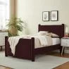 Modway Rael Performance Velvet Twin Platform Bed Purple - Modway Rael Performance Velvet Twin Platform Bed Purple