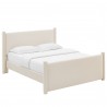 Modway Rael Performance Velvet Full Platform Bed Ivory