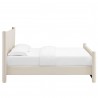 Modway Rael Performance Velvet Full Platform Bed Ivory Side