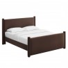 Modway Rael Performance Velvet Full Platform Bed Brown
