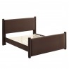 Modway Rael Performance Velvet Full Platform Bed Brown