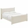 Modway Rael Performance Velvet Queen Platform Bed Ivory - Modway Rael Performance Velvet Queen Platform Bed Ivory