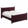Modway Rael Performance Velvet Queen Platform Bed Purple - Modway Rael Performance Velvet Queen Platform Bed Purple