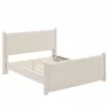 Modway Rael Performance Velvet King Platform Bed Ivory - Modway Rael Performance Velvet King Platform Bed Ivory
