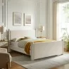 Modway Rael Performance Velvet King Platform Bed Ivory - Modway Rael Performance Velvet King Platform Bed Ivory
