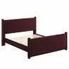 Modway Rael Performance Velvet King Platform Bed Purple - Modway Rael Performance Velvet King Platform Bed Purple