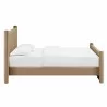 Modway Rael Performance Velvet King Platform Bed Taupe Side - Modway Rael Performance Velvet King Platform Bed Taupe Side