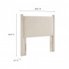 Modway Rael Performance Velvet Twin Headboard Ivory