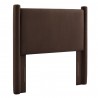 Modway Rael Performance Velvet Twin Headboard Brown Side