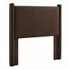 Modway Rael Performance Velvet Twin Headboard Brown Side - Modway Rael Performance Velvet Twin Headboard Brown Side