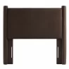 Modway Rael Performance Velvet Twin Headboard Brown Front - Modway Rael Performance Velvet Twin Headboard Brown Front