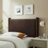 Modway Rael Performance Velvet Twin Headboard Brown - Modway Rael Performance Velvet Twin Headboard Brown