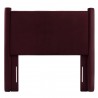 Modway Rael Performance Velvet Twin Headboard Purple Front