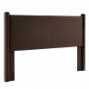 Modway Rael Performance Velvet Full Headboard Side Brown