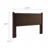 Modway Rael Performance Velvet Full Headboard Brown