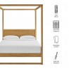 Modway Alva Queen Wood Canopy Platform Bed 3