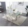 J&M Furniture MC Moda Extension Table Side View - J&M Furniture MC Moda Extension Table Side View