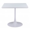 Zuo Modern Molly Dining Table in White - Front View