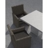 Azzurro Living Monaco Club Chair With Slate Cushion - Lifestyle