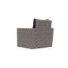 Azzurro Living Monaco Club Chair With Slate Cushion - Back Angled