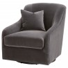 Essentials For Living Mona Swivel Club Chair - Angled