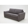 J&M Furniture Mono Sofa Bed in Grey Fabric Side View