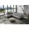 J&M Furniture Mood Grey Leather Sectional - J&M Furniture Mood Grey Leather Sectional