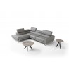 J&M Furniture Mood Grey Leather Sectional 003