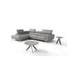 J&M Furniture Mood Grey Leather Sectional 002