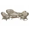 W Unlimited Moon Collection - Set with Cushions - Set of 6  -  Taupe/Light Brown - W Unlimited Moon Collection - Set with Cushions - Set of 6  -  Taupe/Light Brown