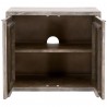 Essentials For Living Moroc Media Cabinet - Front with Cabinet Opened