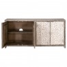 Essentials For Living Moroc Media Sideboard - Opened Cabinets 2