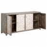 Essentials For Living Moroc Media Sideboard - Angled Opened Cabinets 3