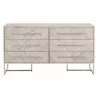 Mosaic Double Dresser - Natural Gray - Front - Mosaic Double Dresser - Natural Gray - Front