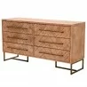 Mosaic Double Dresser - Stone Wash - Angled - Mosaic Double Dresser - Stone Wash - Angled