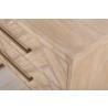 Mosaic Double Dresser - Stone Wash - Edge Close-up
