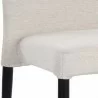 Sunpan James Stackable Dining Chair in City Beige - Set of Two - Seat Closeup Angle - Sunpan James Stackable Dining Chair in City Beige - Set of Two - Seat Closeup Angle