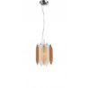 ZEEV Lighting Stratus Pendant - Chrome With Amber 