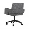Sunpan Perry Office Chair - Nash Zebra - Back Side Angle