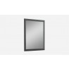 Whiteline Modern Living Navi/Abrazo/Malibu/Los Angeles Mirror High Gloss Grey - Angled
