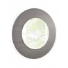 Delaney Mirror In High Gloss Gray Lacquer - Angled