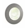 Delaney Mirror In High Gloss Gray Lacquer - Angled - Delaney Mirror In High Gloss Gray Lacquer - Angled