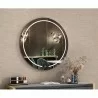 Whiteline Modern Living Valerie LED Round Mirror - Whiteline Modern Living Valerie LED Round Mirror